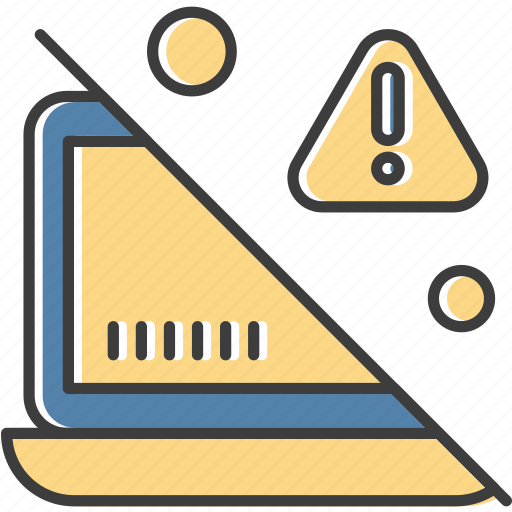 Danger, laptop, technology icon - Download on Iconfinder