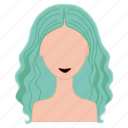 beauty, blue hair, hair, hair colouring, hairstyle, salon, style