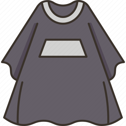Cape, fabric, haircut, barber, protection icon - Download on Iconfinder