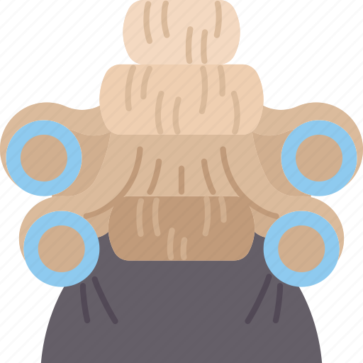 Hair, roller, curled, beauty, salon icon - Download on Iconfinder