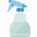 spray, bottle, water, hairdressing, salon