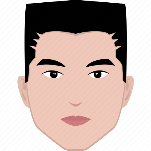 Face, hair, hairstyle, man, short, square, tough icon - Download on Iconfinder