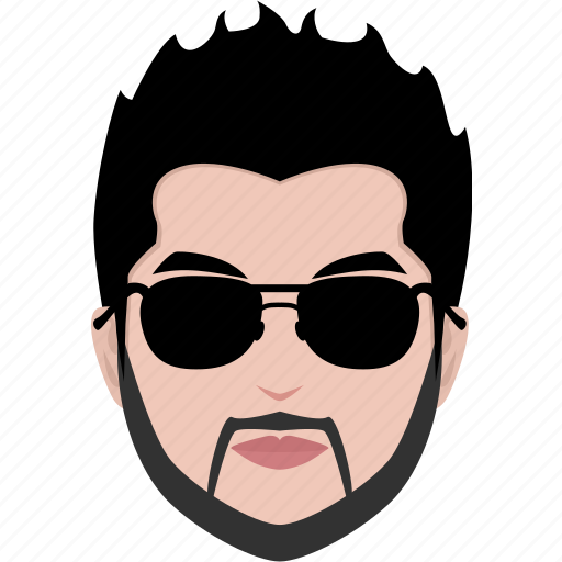 Beard, man, mustache, rugged, sunglasses, thug, tough icon - Download on Iconfinder
