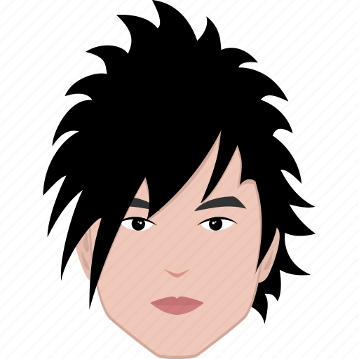 Face, funky, hair, hairstyle, man, punk, rocker icon - Download on Iconfinder