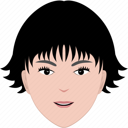 Face, female, hair, hairstyle, head, short, woman icon - Download on Iconfinder