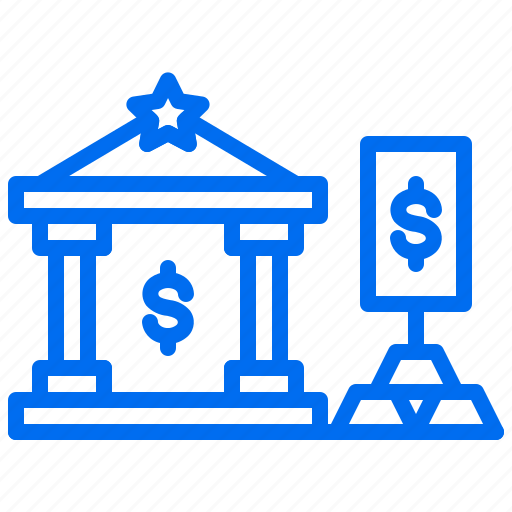 Bank, business, court, gold, money, star, startup icon - Download on Iconfinder