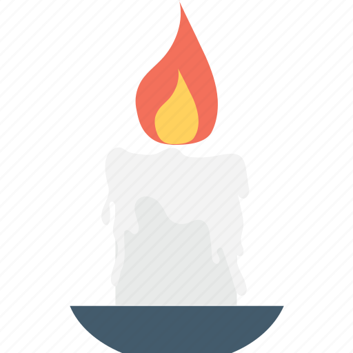 Burning candle, candle, candle light, halloween candle, scary icon - Download on Iconfinder
