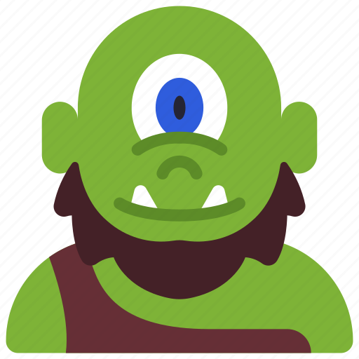 Cyclops, spooky, scary, creature, mystical icon - Download on Iconfinder