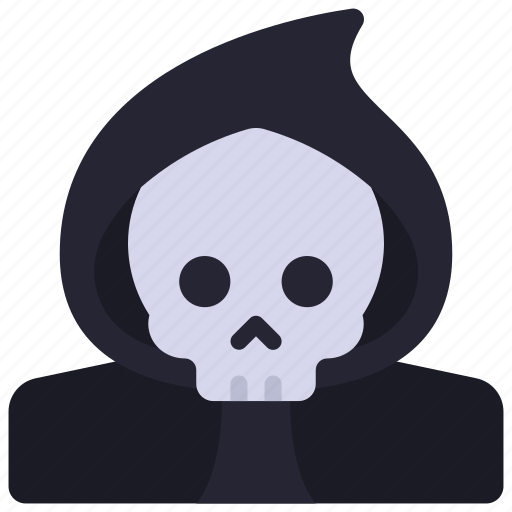 Grim, reaper, spooky, scary, skull icon - Download on Iconfinder