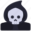 grim, reaper, spooky, scary, skull 