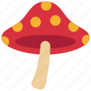 mushroom, spooky, scary, food, fear