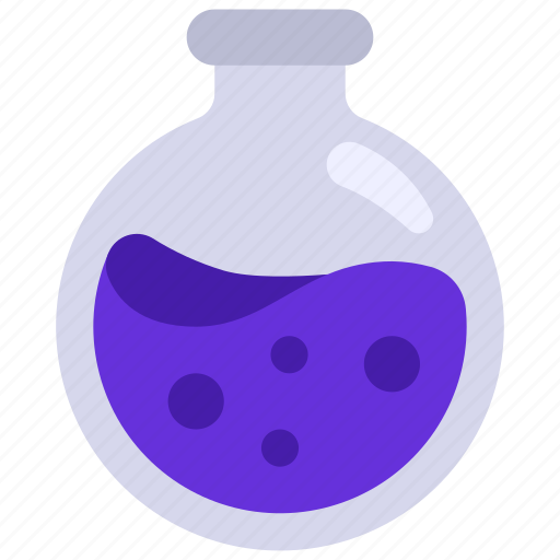 Round, potion, bottle, poison, magic icon - Download on Iconfinder