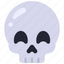skull, spooky, scary, skeleton, bones