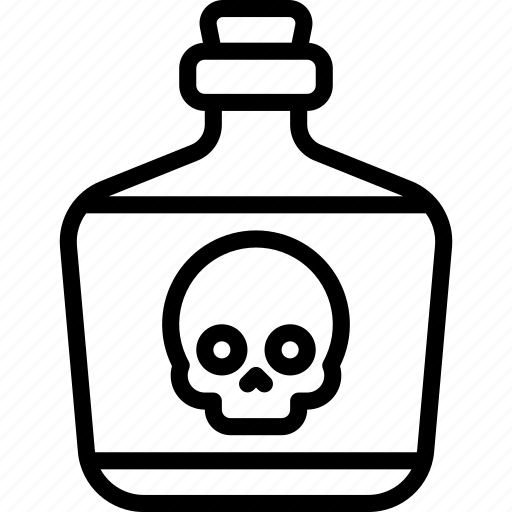Poison, bottle, spooky, scary, toxic icon - Download on Iconfinder
