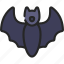 bat, spooky, scary, animal, creature 