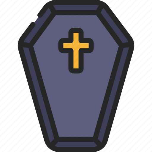 Casket, spooky, scary, coffin, vampire icon - Download on Iconfinder