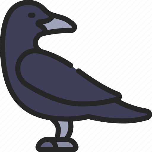 Crow, spooky, scary, raven, bird icon - Download on Iconfinder