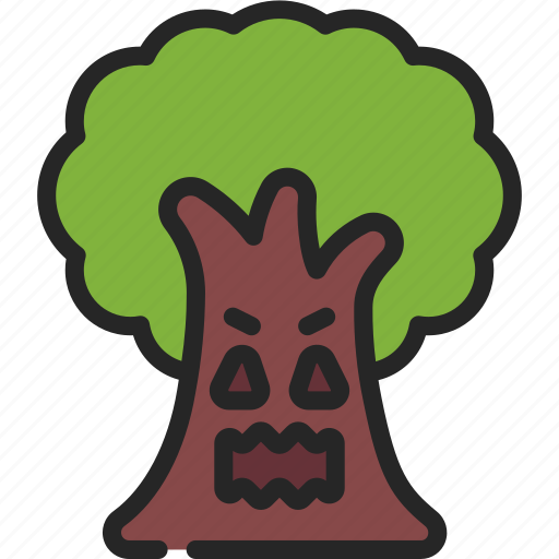 Evil, tree, spooky, scary, forest icon - Download on Iconfinder