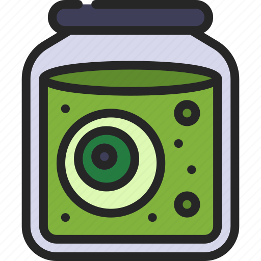 Eye, jar, spooky, scary, eyes icon - Download on Iconfinder