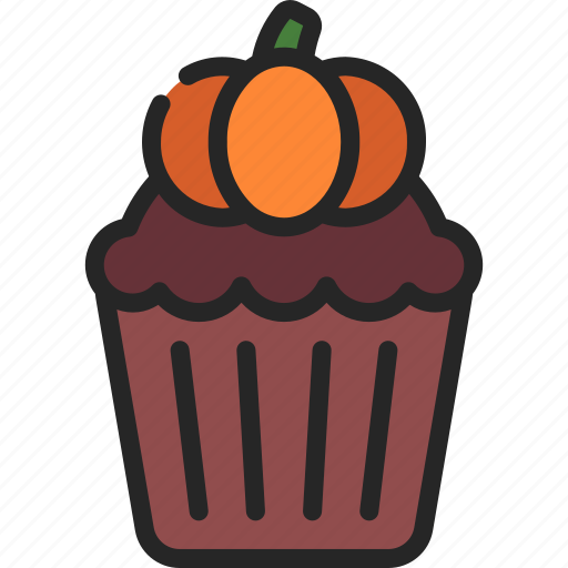 Muffin, spooky, scary, food, dessert icon - Download on Iconfinder