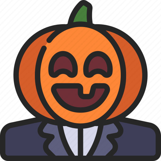 Pumpkin, head, man, spooky, scary icon - Download on Iconfinder