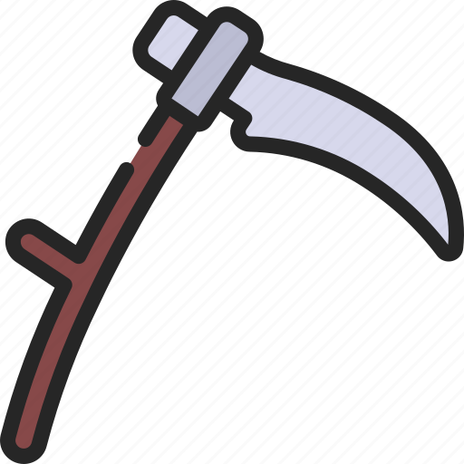 Scythe, spooky, scary, weapon, accessory icon - Download on Iconfinder