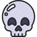 skull, spooky, scary, skeleton, bones