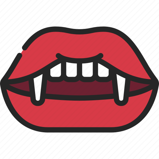 Vampire, mouth, spooky, scary, costume icon - Download on Iconfinder