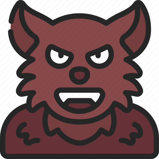 Werewolf, spooky, scary, wolf, animal icon - Download on Iconfinder