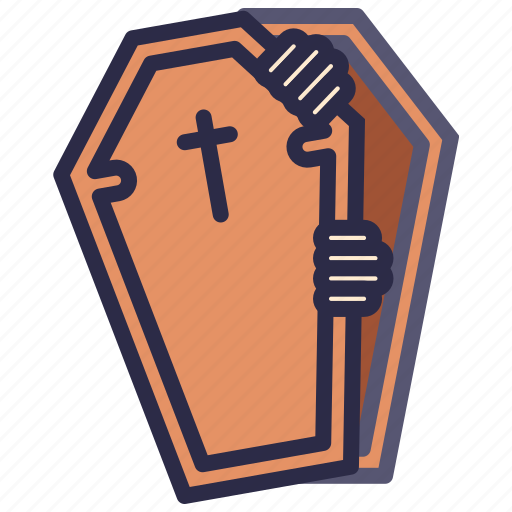 Coffin, dead, evil, halloween, scary, spooky icon - Download on Iconfinder