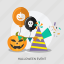 celebrate, event, halloween, happy, hat, horror, pupkin 