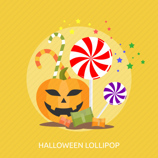 Halloween, horror, lollipop, pupkin, sugar, sweet icon - Download on Iconfinder