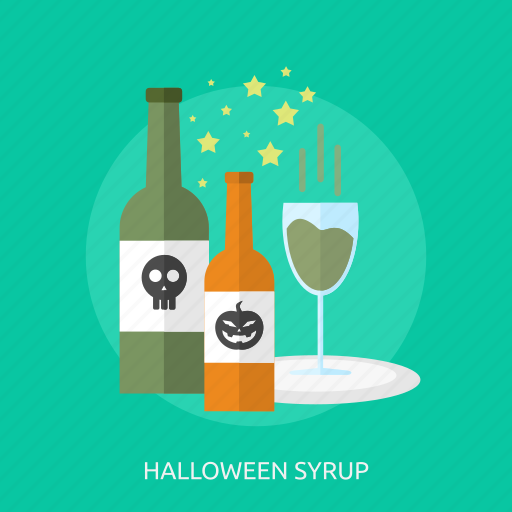 Bottle, fluid, glass, halloween, party, syrup icon - Download on Iconfinder