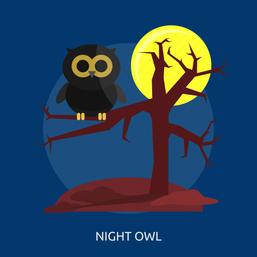 Halloween, night owl, night.moon, owl, scary, tree icon - Download on Iconfinder