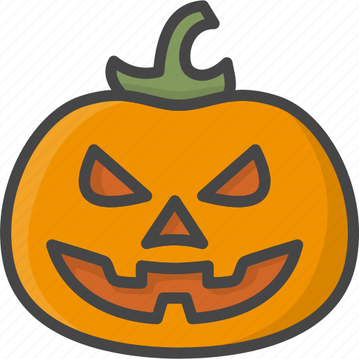 Colored, halloween, holidays, pumpkin, vegetable icon - Download on Iconfinder
