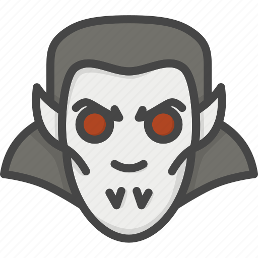 Colored, halloween, holidays, vampire icon - Download on Iconfinder