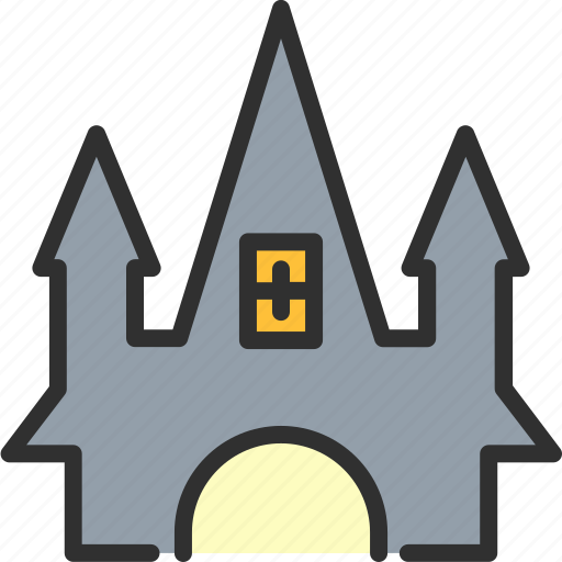Autumn, castle, chateau, halloween, holiday, horror icon - Download on Iconfinder