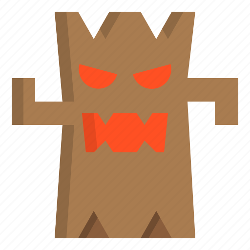 Halloween, party, tree, witch icon - Download on Iconfinder
