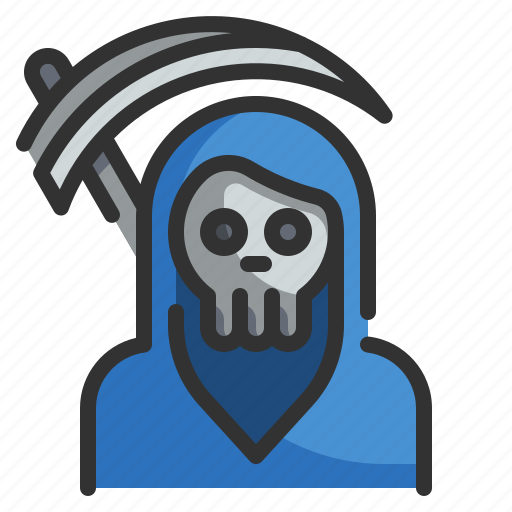 Death, halloween, reaper, scary, scythe, spooky icon - Download on Iconfinder