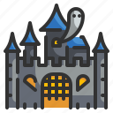 building, castle, ghost, halloween, horror, palace