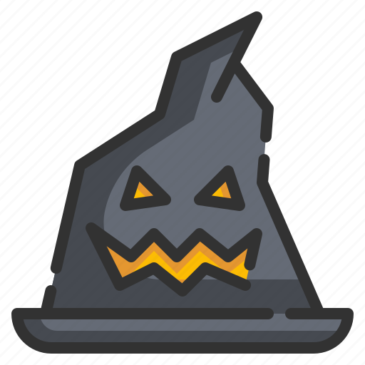 Fear, halloween, hat, horror, scary, spooky, witch icon - Download on Iconfinder