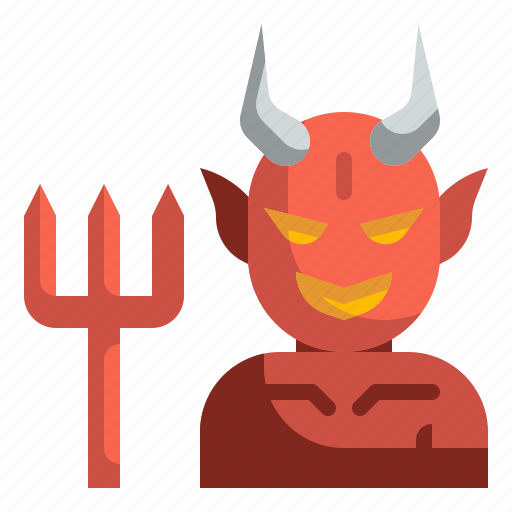 Demon, devil, halloween, scary, spooky icon - Download on Iconfinder