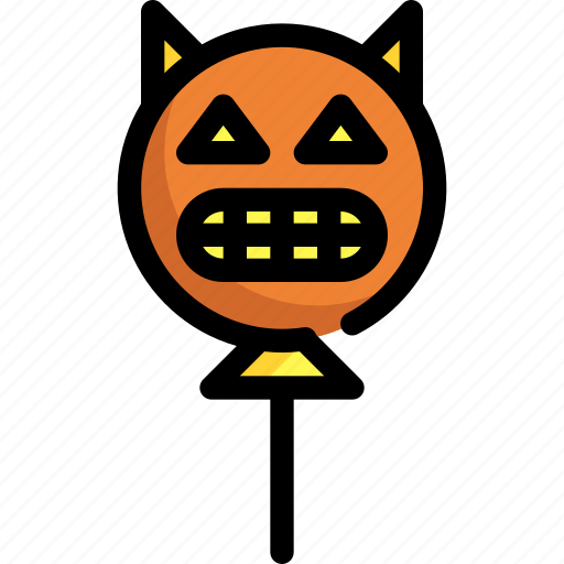 Balloon, devil, halloween, sweet icon - Download on Iconfinder