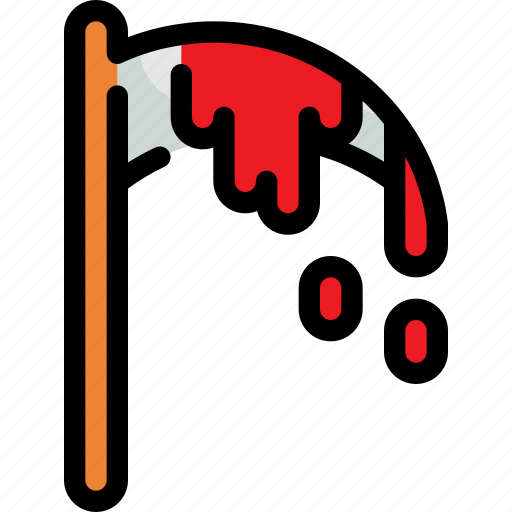 Death, ghost, halloween, horror, scary, sickle, spooky icon - Download on Iconfinder