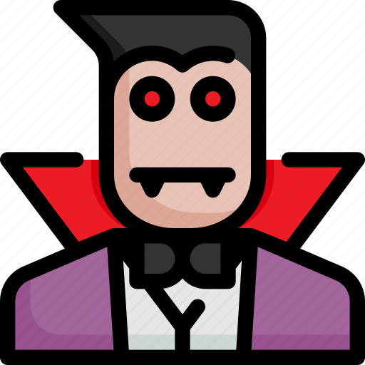 Dracula, ghost, halloween, scary, spooky, vampire icon - Download on Iconfinder