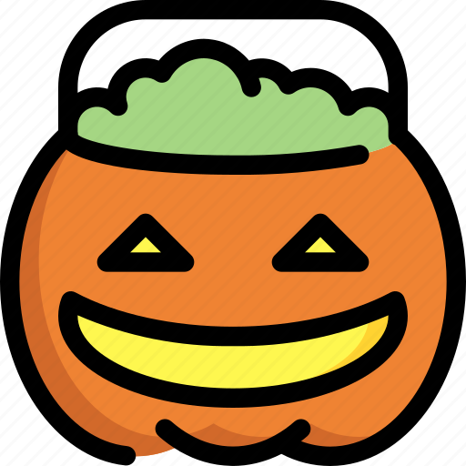 Candy, halloween, pot, pumpkin, sweet icon - Download on Iconfinder