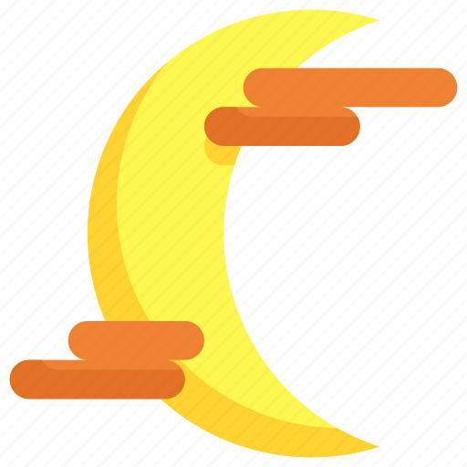 Cloud, clouds, forecast, moon, night, weather icon - Download on Iconfinder