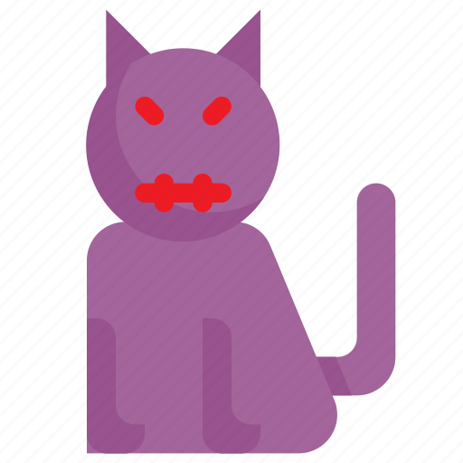 Animal, animals, cat, devil, halloween, pet icon - Download on Iconfinder