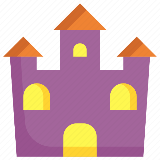 Castle, ghost, halloween, horror, scary, spooky icon - Download on Iconfinder