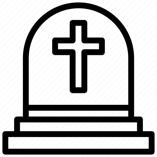 Grave, halloween, horror, scare, tombstone icon - Download on Iconfinder